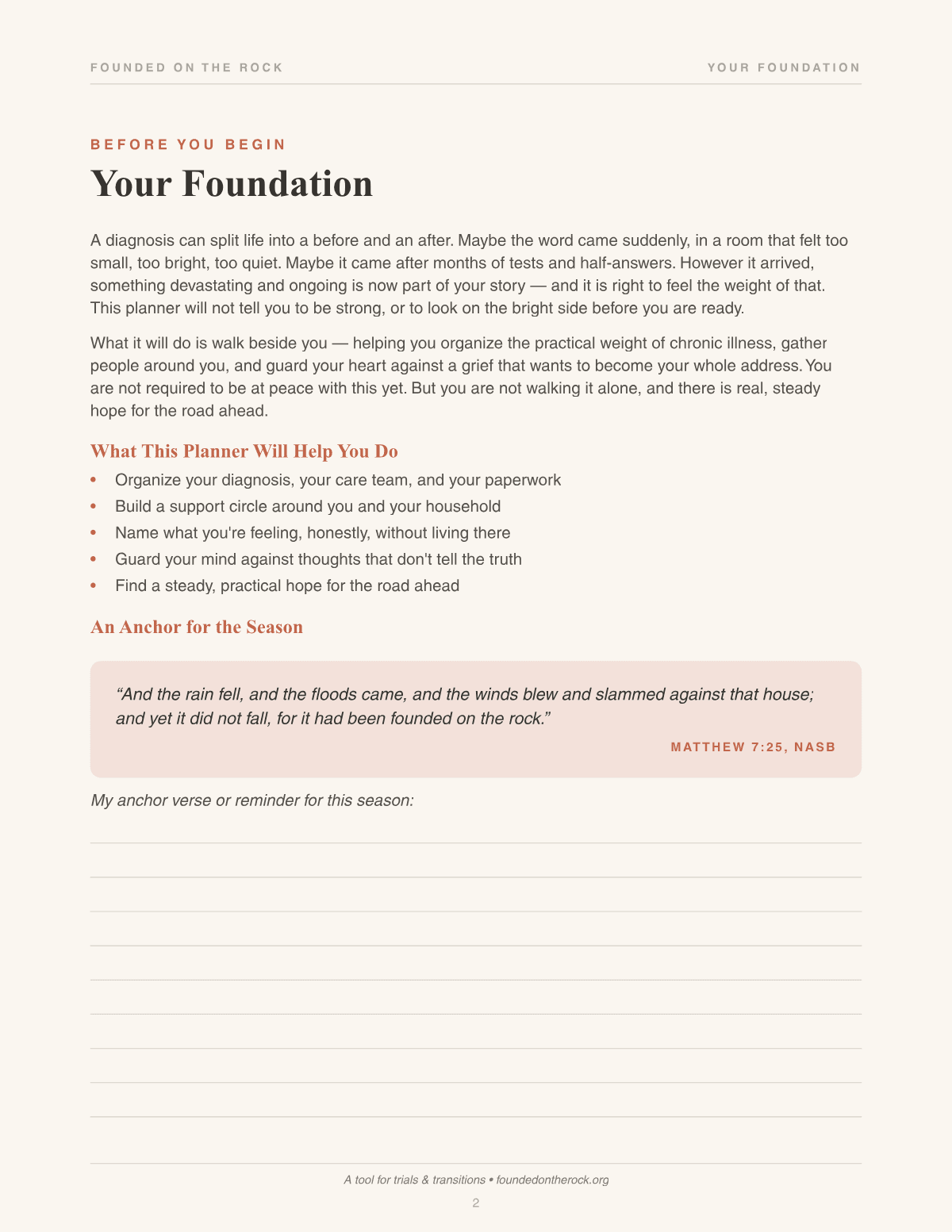 Chronic Diagnosis — page 2 of the free preview